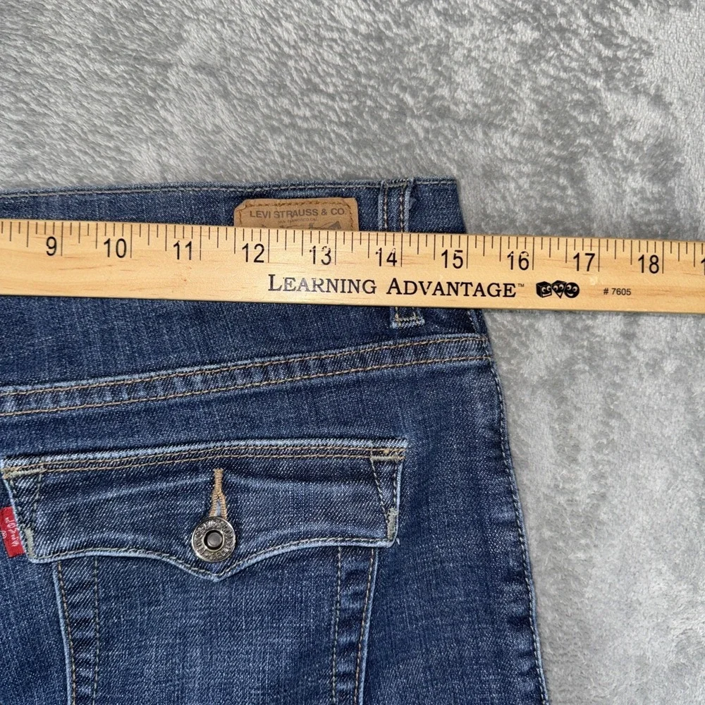 Levi's 512 Perfectly Slimming Bootcut Jeans Women's 10M Dark Wash Stretch